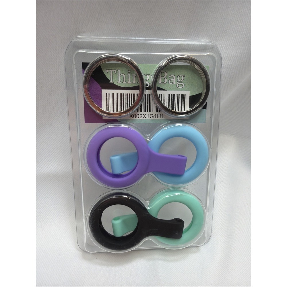 4 Pack - Apple AirTag Case Protective Key Ring